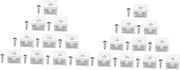 CORHAD 2sets Heavy Duty Clamp Shelf Clip Floating Shelf Bracket for Home Decor 10pcs*2