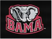 FANMATS NCAA University of Alabama Crimson Tide Nylon Face All-Star Rug