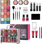 Makeup Kit for Women Complete Kit Makeup Set for Women | Matte Makeup Set Long Lasting Waterproof Makeup Kit,Beauty Care Includes Mascara,Lipstick,Eyeshadow Palette,Blusher for Women