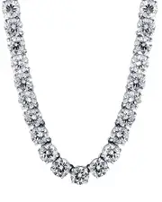 14K 40.00 ct. tw. Lab-Grown Diamond Necklace