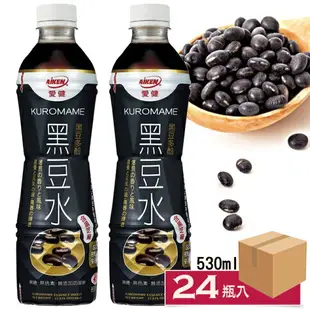 愛健黑豆水530ml×24(瓶)【箱】含黑芝麻〔網購家〕