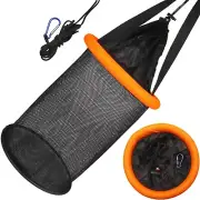 Dovesun Floating Fishing Basket, Collapsible Fishing Net Portable Nylon-mesh ...