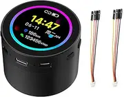 ESP32-S3 with 1.85inch Touch Round LCD Development Board, 360x360, Support W-i-Fi & BLE 5, Smart Speaker Box, AI Speech, Supports AI Speech Interaction and Offline Voice Control