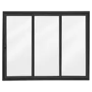 Polar Eco-View Windows 2145 x 2700mm Black Stacking Aluminium Sliding Door