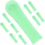DECORNIJIA 10Pcs Replaceable Ear Spoon Sleeves Soft Ear Cleaning Covers for Comfortable Wax Removal Compatible with Various Ear Scoops for Safe Ear Hygiene