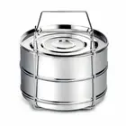 Stackable Stainless Steel Steamer Cooker Insert Pans for Instant Pot 5/6/8 Qt