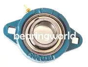 SBFTD201-08G New 1/2" Set Screw Insert Bearing with 2 Bolt Ductile Flange
