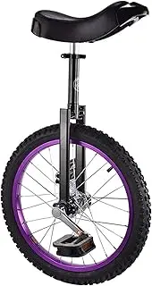 Purple Unicycle Children's Unicycle 16/18 Inch Unicycle for Adults/Beginner/Men Male and Female Adults/Children for Trek Fitness Exercise Durable TDF