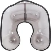 BATHVEVE 1Pc Hair Coloring Neck Tray Durable Water Tray for Hairdressing Professional Barber Tool for Dyeing Perming Comfortable Shoulder Support Black