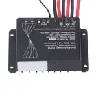 Solar Charge Controller 12V 24V PWM Battery Charging Regulator With LED New