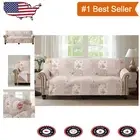 Luxury Patchwork Sofa Cover with Elastic Strap - Machine Washable & Pet Safe