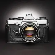 Handmade Leather Camera Cover Half Case For Olympus OM1 OM2n OM3 OM4Ti OM10 20