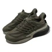 adidas AlphaBoost V1 Cordura Olive Strata Reflective Men Running Shoes IG3129