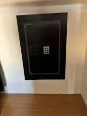 Digital Wall Mounted Dual Security System Lock Box Home Safe Changeable Codes