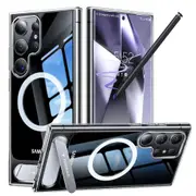 TORRAS Galaxy S24 Ultra Case, Genuine TORRAS UPRO Magnetic Pstand MagSafe Compatible Cover for Samsung