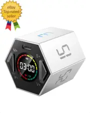 Ticktime Pomodoro Timer Cube, Hexagon Productivity Timer, Pause & Resume, Silent