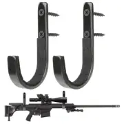 1 Pair Gun Pistol Rack Rifle Shotgun Hangers Hooks Archery Bow Sword Wall Mount