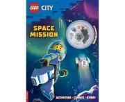 LEGO City Space Mission with astronaut LEGO minifigure and rover minibuild by Buster Books