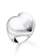Thomas Sabo TR2471-001-21-56 Bold - Silver Ring in Heart Shape Ladies