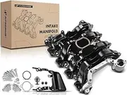 A-Premium Upper Intake Manifold with Gaskets Thermostat Compatible with Ford Crown Victoria 01-11, Mustang 99-04, Explorer & Lincoln Town Car 01-11 & Mercury Grand Marquis 01-11, Mountaineer, 4.6L V8