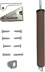 Automatic Door Closer,Aluminum Alloy Door Hydraulic Closer | Quiet Home Closure Supplies for Apartment Living Room Dorm Bathroom Kitchen