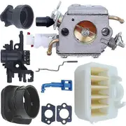 Wwxx Carburetor Air Filter Kit Compatible With Husqvarna 340 345 346 350 353 For Zama C3-el18 Chainsaw With Gaskets XH