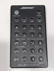 Bose Wave Music System III Remote Control for AWRCC1 AWRCC2 Wave Radio II III