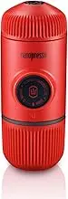 Wacaco Nanopresso Portable Espresso Maker, Upgrade Version of Minipresso, 18 Bar Pressure, Red Patrol Edition, Extra Small Travel Coffee Maker, Manually Operated. Perfect Office use