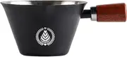 ＡＷＨＡＯ Stainless Steel Coffee Container 0.1 L Featuring Marking and Size of 7.7x4.7cm, Black