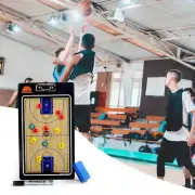 Coaching Tactical Board PVC Portable Basketball Supplies Wear Resistant Magnetic