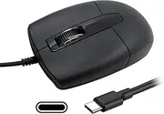 USB C Wired Mouse, Type C Optical Mouse, Portable Silent Comfortable, for Laptop, Mac, MacBook, Android, PC