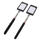 2pcs Stainless steel Diagnostic Tools Light Inspection Mirror Flexible