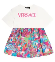 [Versace Kids] Versace Kids Floral Summer dress Y 14 white