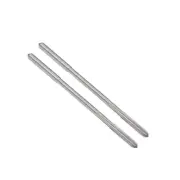 3.3mm HSS M35 Round Shank 6 Straight Flutes Machine Cutter Chucking Reamer 2 Pcs