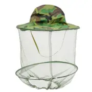 Beekeeper Hat Mosquito Bee Insect Net Hat Face Head Protector Hikers Campers