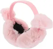[WOFASHPURET] Fluffy Cat Ears Winter Ear Muffs Women's Warm Folding Earmuffs Headband for Cold Weather