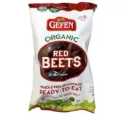 Gefen Organic Red Beets Peeled Cooked Ready to Eat, 17.6 oz- KOSHER FOR PASSOVER