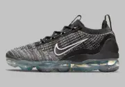 Women's Nike Air Vapormax 2021 Flyknit Oreo Grey Black White DH4088-003 sz 6.5