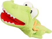 Alligator Head Puppet Interactive Cartoon Glove Puppet for Storytelling Role Play and Parent Engagement for Imaginative Play