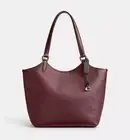 New with tag Coach Day Tote Mettalic Cherry