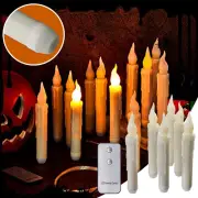 Remote Control Long Rod Wax With Hook Fish Line Christmas LED Candle Light N5