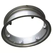 Rear Rim - 9" x 28" 6 Loop Silver Fits Massey Ferguson 35 1882978M91