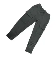 Wonder Nation Terry Boy Jogger Grey Gray Pockets Size XS 4-5 NWT Stretch