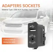 Car USB AUX In Plug Auxiliary Input Socket Adapter For BMW E81 E87 E90 F10 F12 (for: BMW)