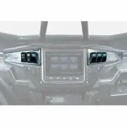 Billet Ride Command Dash Panel & Switches Polaris RZR XP1000 Turbo, S 900 Silver