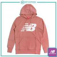 在飛比找蝦皮商城優惠-NEW BALANCE LOGO HOODIE 帽T 乾燥玫