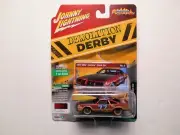 DEMOLITION DERBY FIRETHORN 1977 OLDS CUTLASS STOCK CAR BY JOHNNY LIGHTNING
