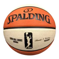 在飛比找Yahoo!奇摩拍賣優惠-SPALDING斯伯丁 WNBA 女子用球系列 6號籃球 室