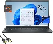 [DELL] Inspiron 15.6 inch Touchscreen Laptop, 8-Core Ryzen 7 7730U (Beats Ultra 7 165U), 32GB RAM, 1TB SSD, KeyPad, Webcam, USB-C, SD Card Reader, PDG HDMI Cable, US Version KB, Win 11 Pro