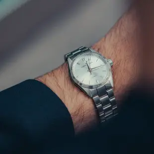 【HAMILTON 漢米爾頓】爵士大師系列 PERFORMER 腕錶 34mm(自動上鍊 中性 鋼帶 H36105150)